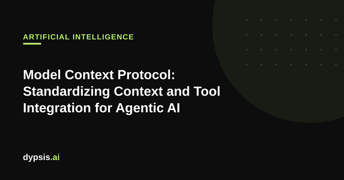 Model Context Protocol: Standardizing Context and Tool Integration for ...